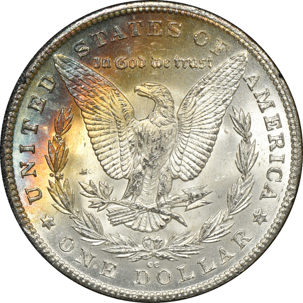 1880-CC GSA MS-64, and an 1883-CC GSA MS-63, both NGC CAC