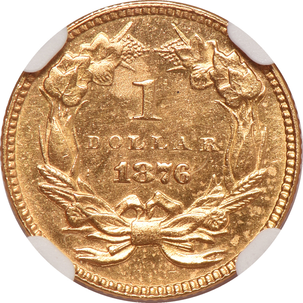 1876 NGC MS-63+