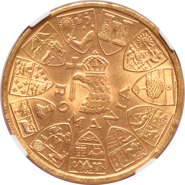 Multiple - Three gold coins certified by NGC