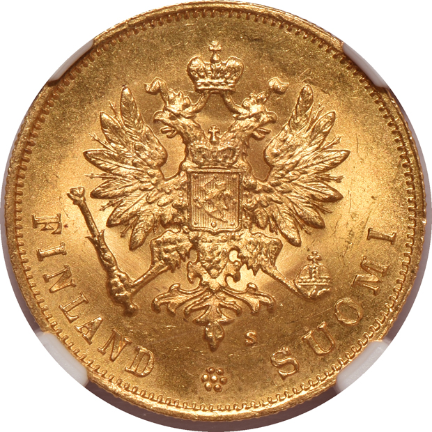 Multiple - Three gold coins certified by NGC