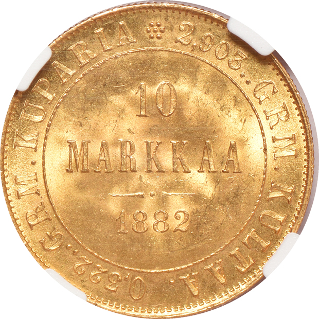 Multiple - Three gold coins certified by NGC