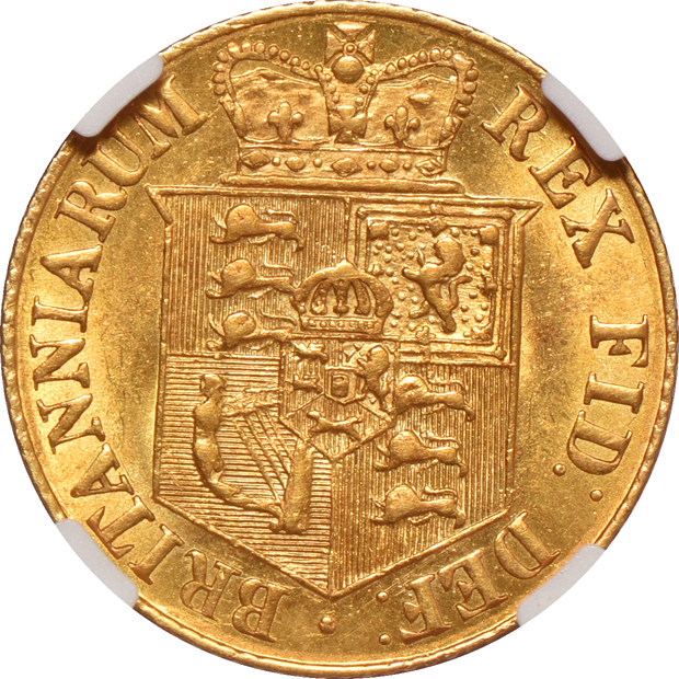 Great Britain - 1817 1/2 sovereign - NGC MS-61