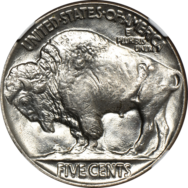 Eighteen Buffalo nickels certified by NGC