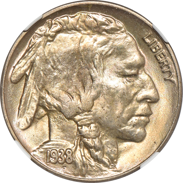 Eighteen Buffalo nickels certified by NGC
