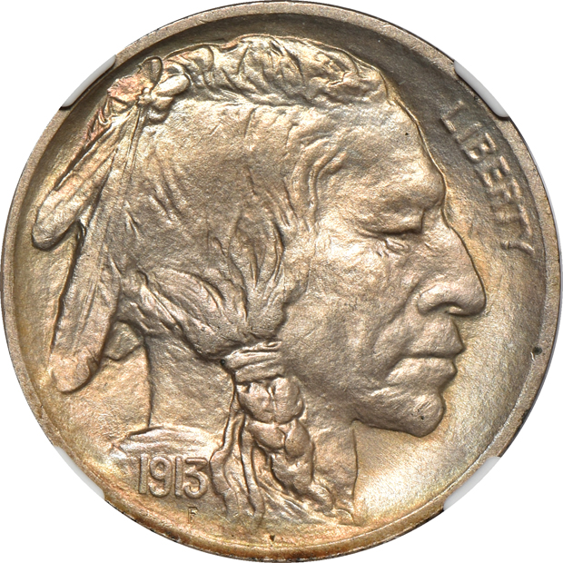 Eighteen Buffalo nickels certified by NGC