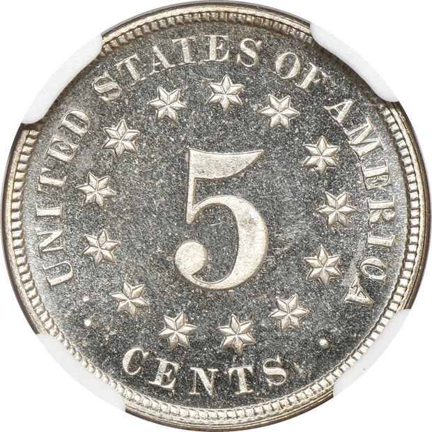 1876 NGC PR-66 CAMEO CAC