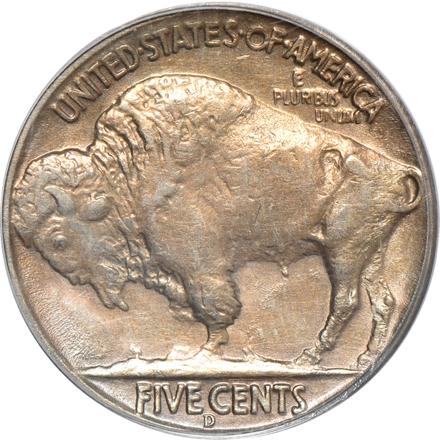 1937-D 3 Legged PCGS AU-55 (green label) CAC