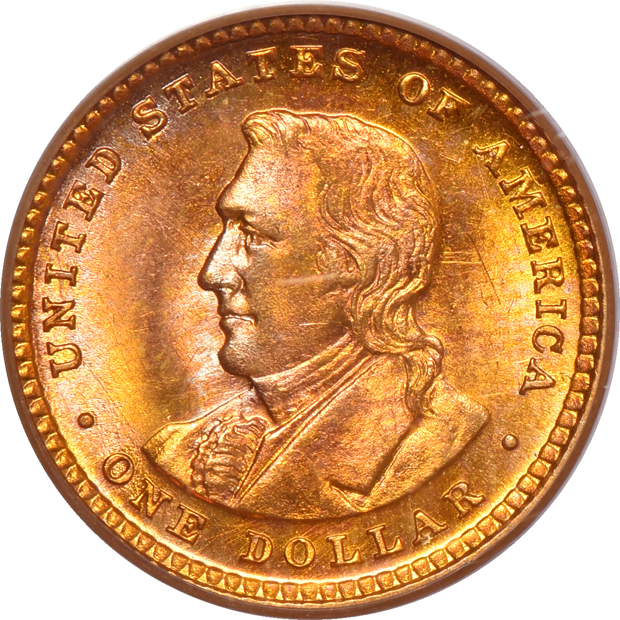 1904 Lewis & Clark PCGS MS-64