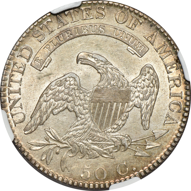 1820 Small 2, Curl 2 NGC AU-58