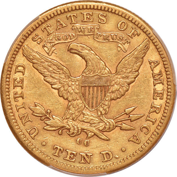 1881-CC $10 Liberty XF details/cleaned, and an 1882-CC $5 Liberty VF details/filed rims, both PCGS