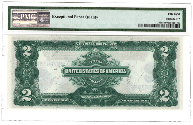 1899 $2 Fr# 249 - PMG AU-58 EPQ