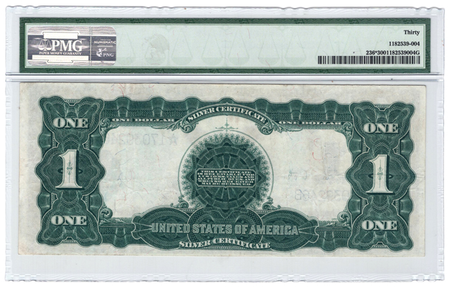1899 $1 Black Eagle Star Fr# 236* - PMG VF-30