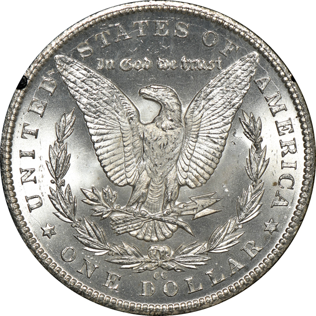 1882-CC GSA MS-65+, and an 1884-CC GSA MS-65, both NGC CAC