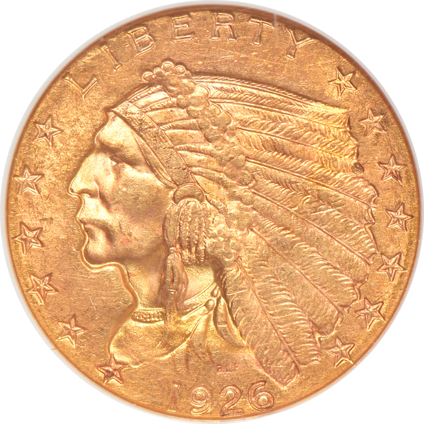 1926 and 1927, both NGC MS-62