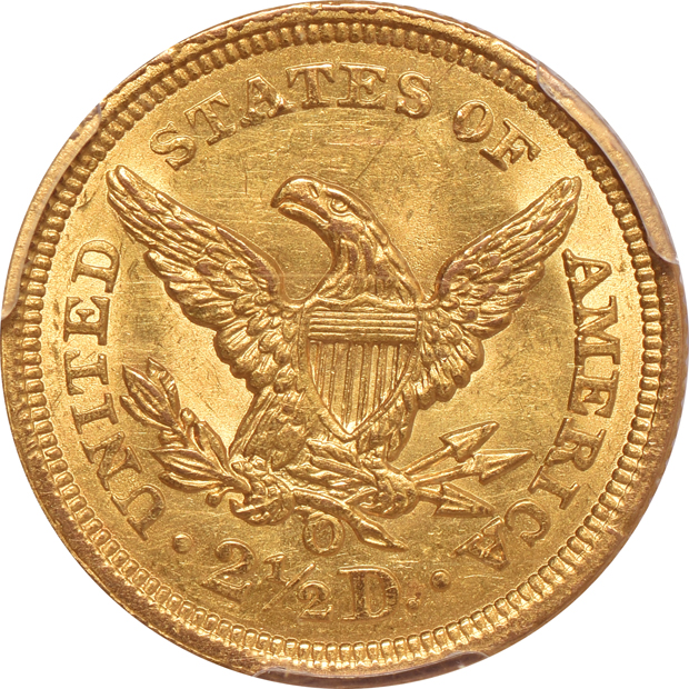 1854 MS-62, and an 1854-O UNC details/cleaned, both PCGS