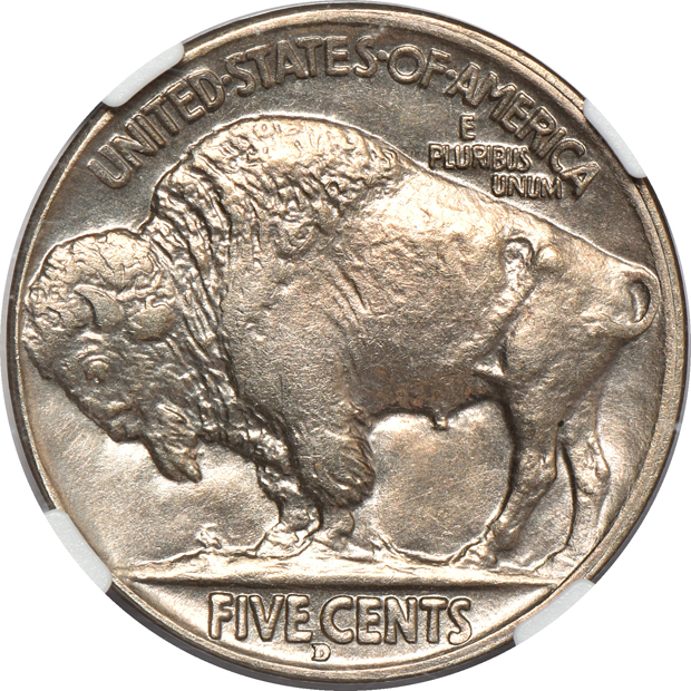 1913-D Type 1 MS-66, and a 1915-D MS-64, both NGC CAC