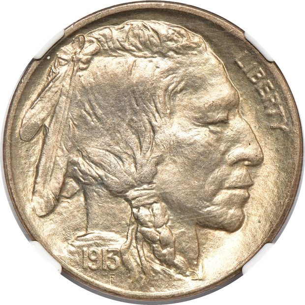 1913-D Type 1 MS-66, and a 1915-D MS-64, both NGC CAC