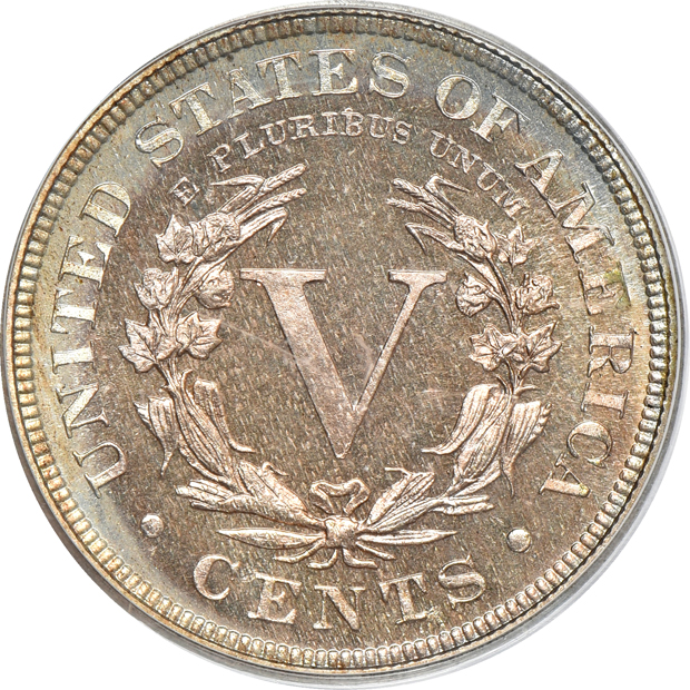 1883 No Cents NGC PR-64 CAMEO CAC, and an 1886 PCGS PR-65 (green label)