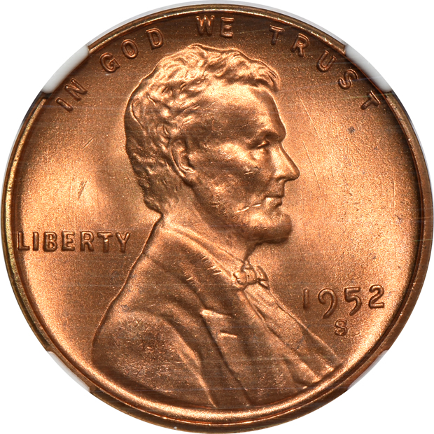 Four 1952-S NGC MS-67 RD CAC