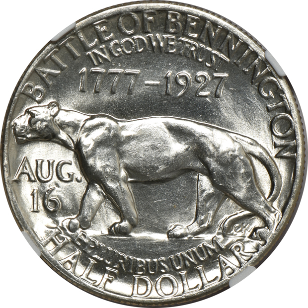 Four silver commemorative half-dollars, all NGC CAC
