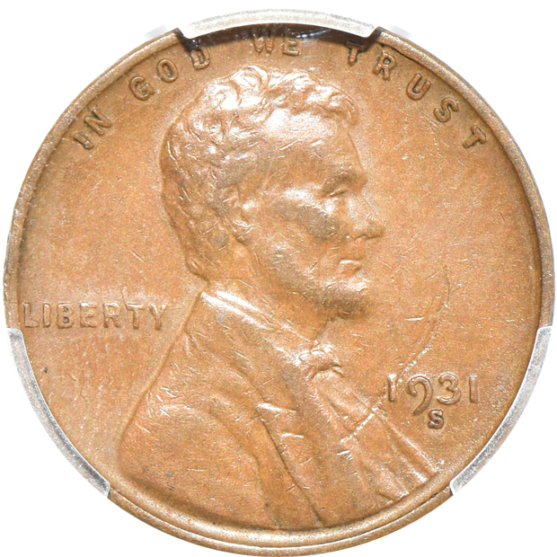 Five certified error coins