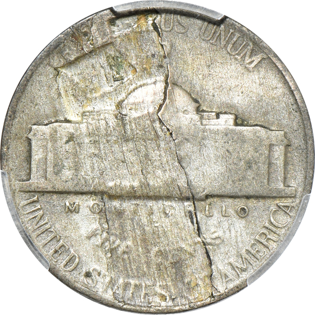 Five certified error coins