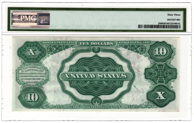 1891 $10 Tombstone Fr# 299 - PMG ChCU-63