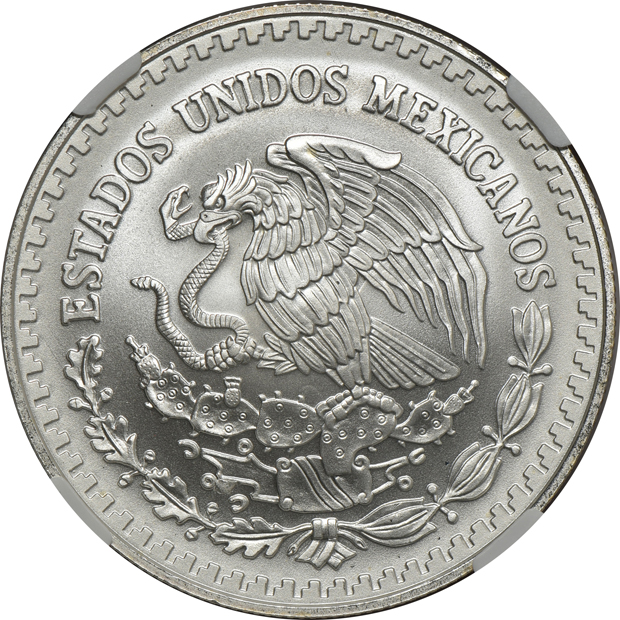 Mexico - 1998-Mo 1 onza - NGC MS-70