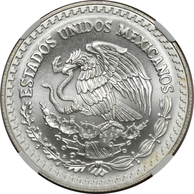Mexico - Three 1998-Mo 1 onza- NGC MS-68