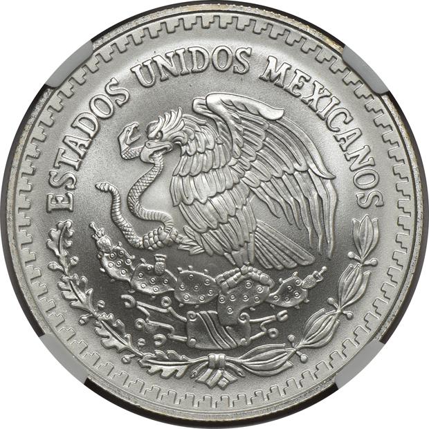 Mexico - Two 1998-Mo 1 onza - NGC MS-69