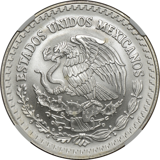 Mexico - Two 1998-Mo 1 onza - NGC MS-69