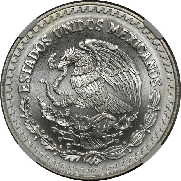 Mexico - Two 1998-Mo 1 onza - NGC MS-69