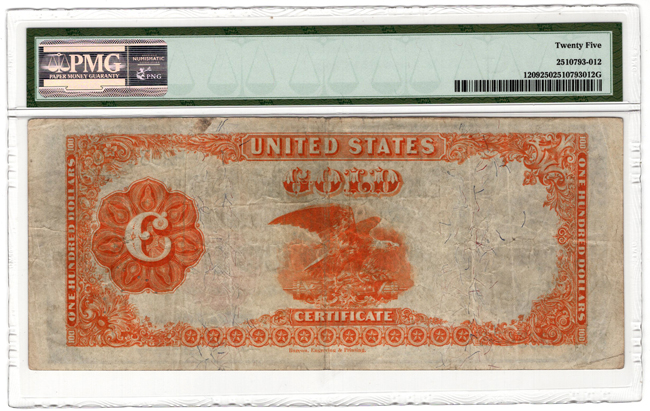 1882 $100 Fr# 1209 - PMG VF-25