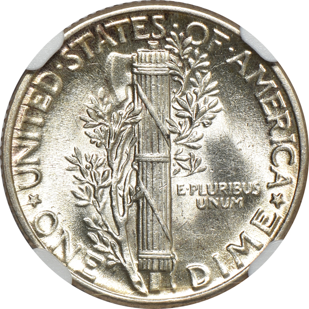1945 Mercury dime NGC MS-62, 1949 Washington quarter PCGS MS-66+, and a 1993 silver Eagle NGC UNC details/artificial toning