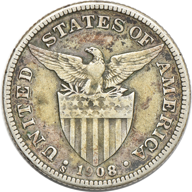Group of fifty-seven silver Philippine issues 