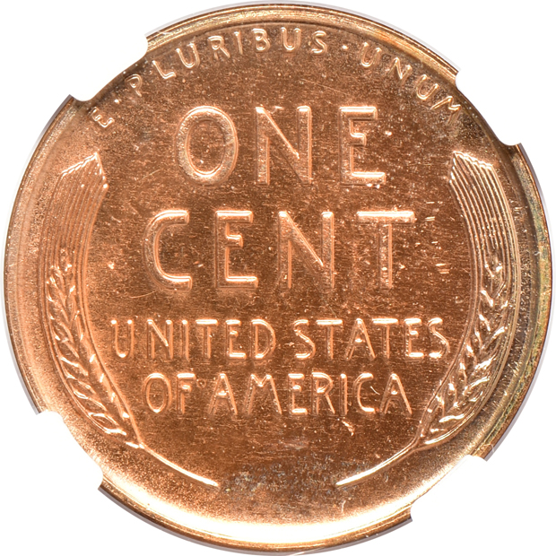 1942 Lincoln cent PR-64 RD, 1942 Mercury dime PR-66, and a 1942 Walking Liberty half-dollar PR-65, all NGC