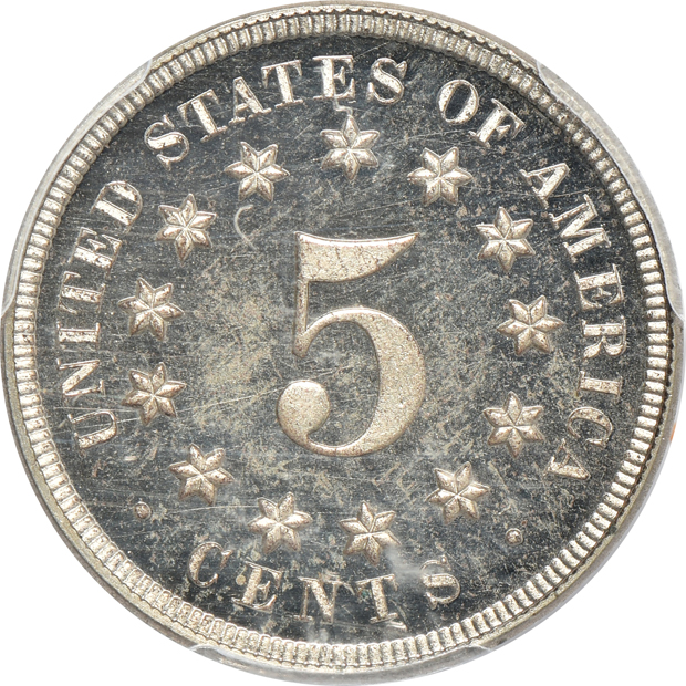 1868 PCGS PR-65