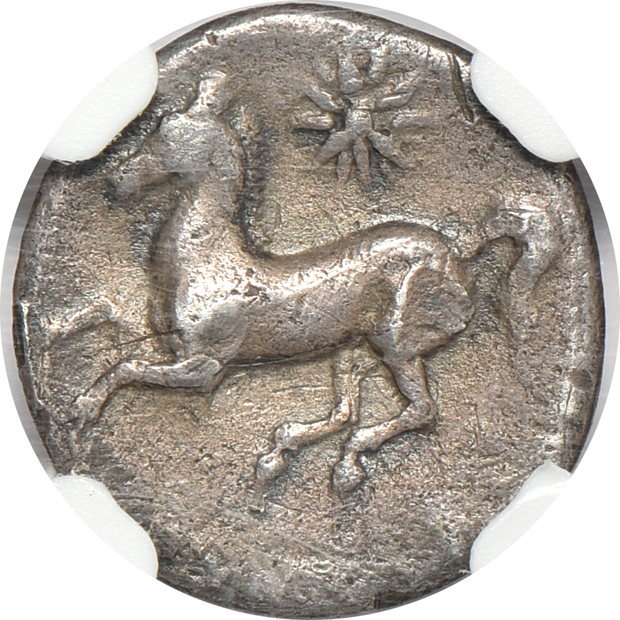 Ancient Greece - Sicily, Syracuse 344-317 BC 2-Litra VF, 405-400 BC Drachm Ch VF, and a 240-215 BC 16-Litrai Ch VF, all NGC