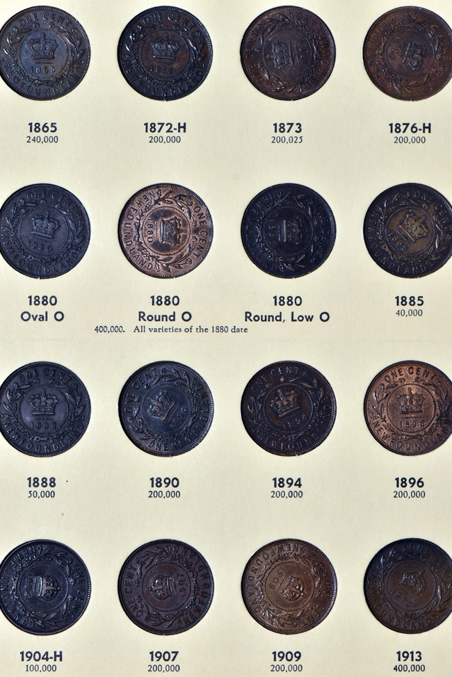 Canada - Complete collections of New Brunswick, Nova Scotia, Prince Edward Island and Newfoundland coins in two Library of Coins albums, vol. 68 and 69.