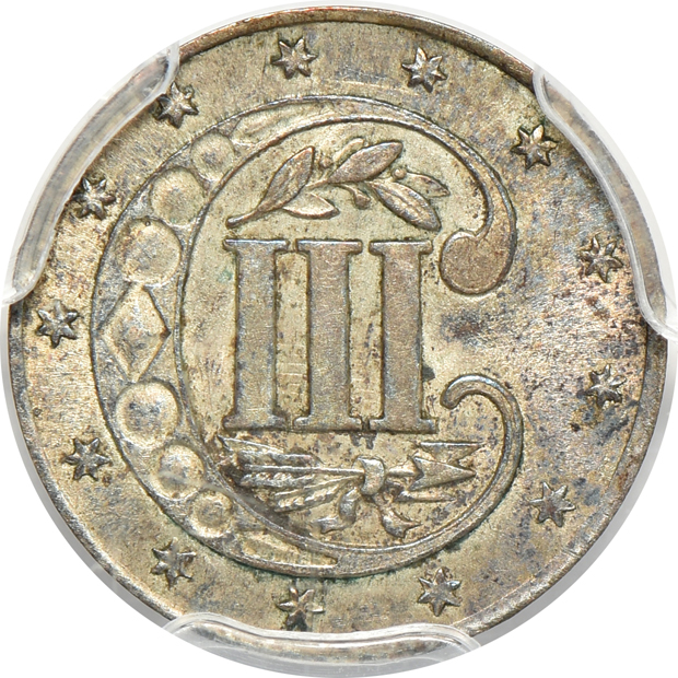 1851 MS-64, and an 1856 MS-62, both PCGS