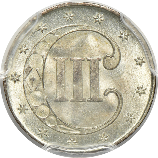 1851 MS-64, and an 1856 MS-62, both PCGS