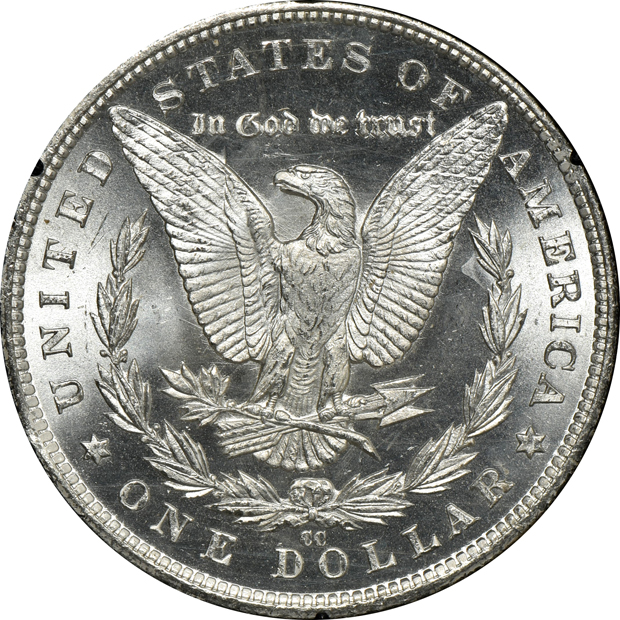 1881-CC GSA MS-63, and an 1883-CC GSA MS65, both NGC CAC