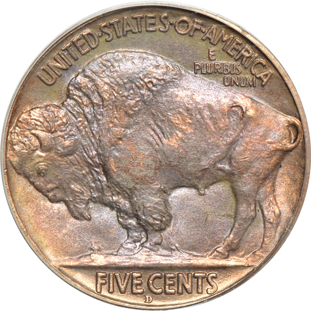 1913-D Type 2 PCGS MS-66