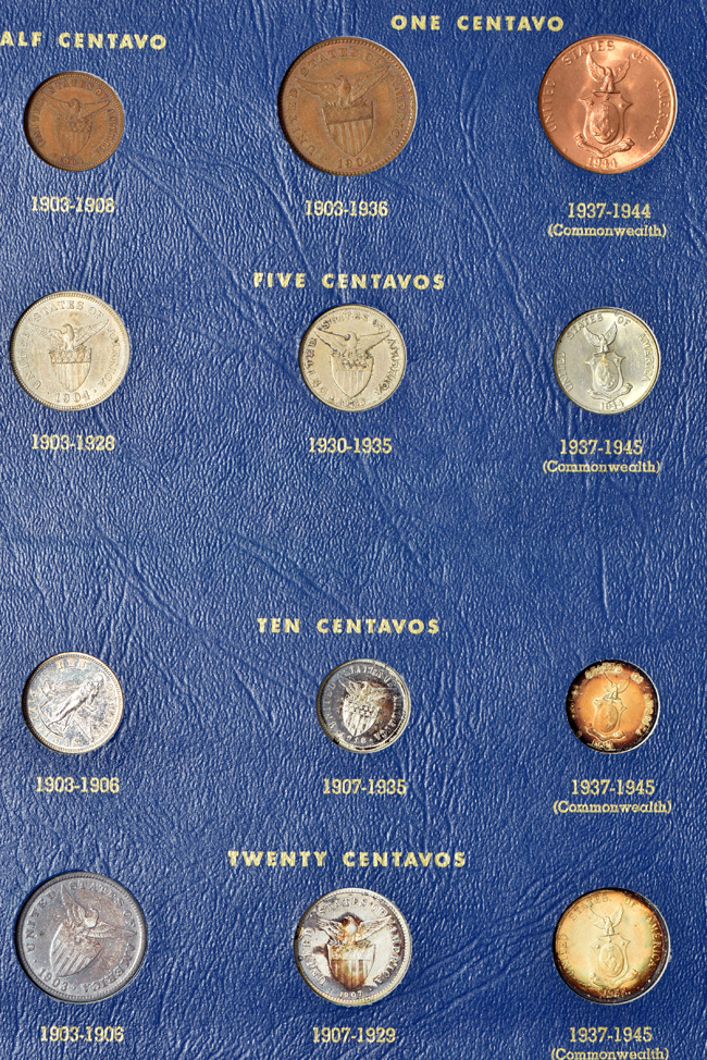 Philippines - Philippine type set collection in a Whitman 9526 album