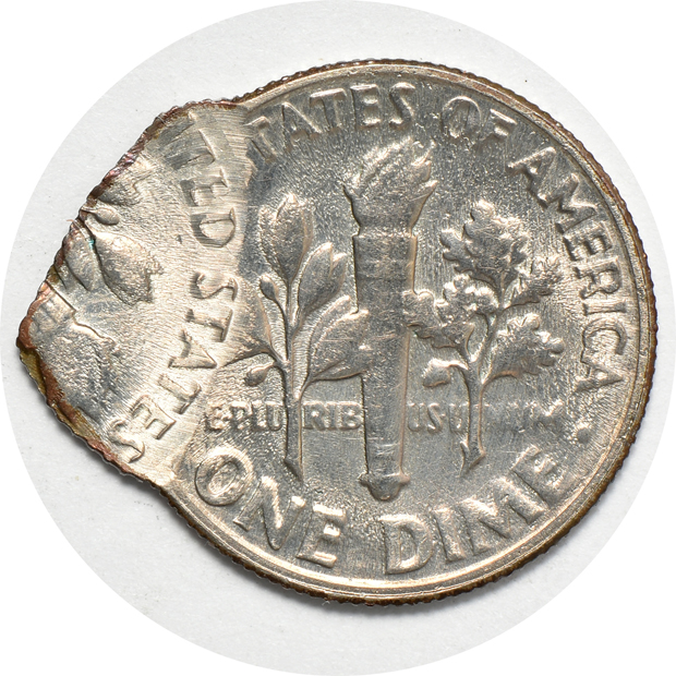 Pair of double struck Roosevelt dimes