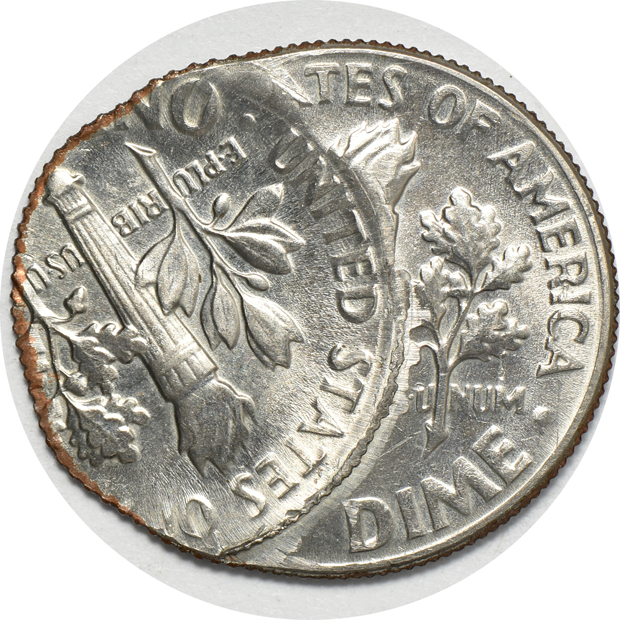 Pair of double struck Roosevelt dimes