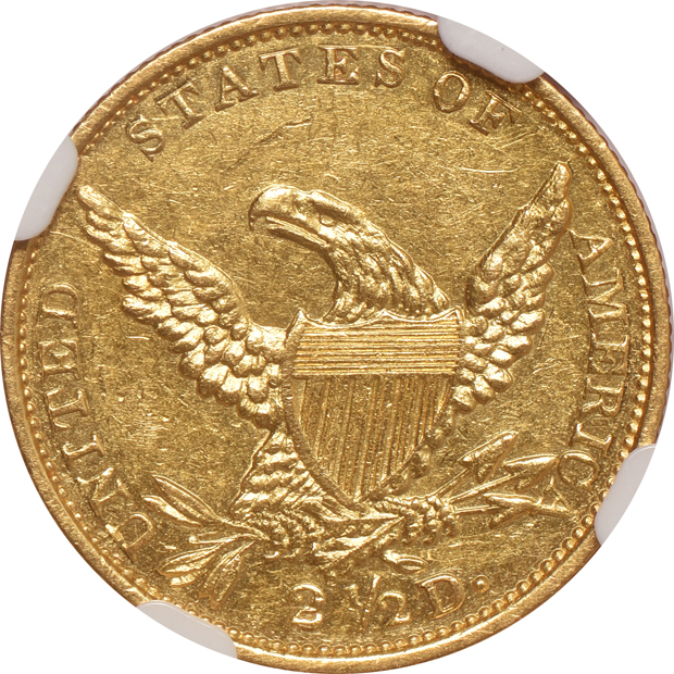1834 Classic Head NGC AU-58