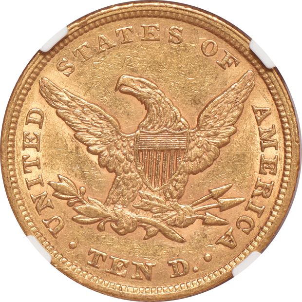 1853 NGC AU-58 CAC