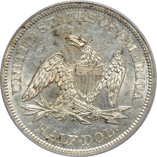 1861 PCGS MS-62 (green label)