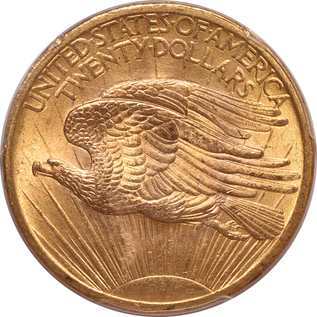 1907 No Motto Saint Gaudens PCGS MS-64